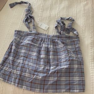 Free Assembly Tie Shoulder Tank Top